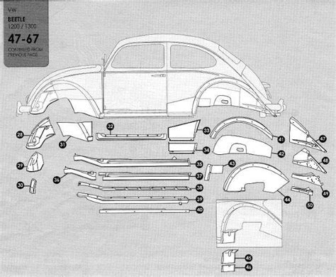 1967 vw bug sheet metal|1967 VW bug floor pans.